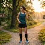 Débutant choisissant sa première course à pied entre un 5 km et un 10 km