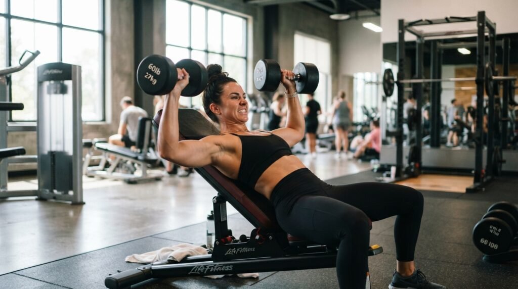 Sportif augmentant progressivement ses performances en musculation